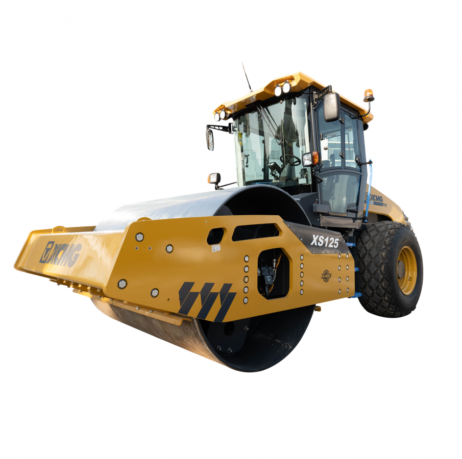 Фотография Каток одновальцовый грунтовый с гидравлическим полным приводом XS123