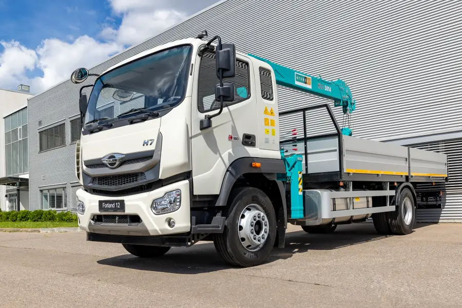 Фотография Forland 12 с крано-манипуляторной установкой