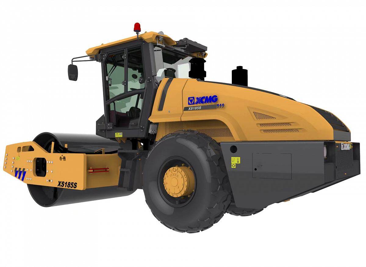 Фотография Каток одновальцовый грунтовый с гидравлическим полным приводом XS185S